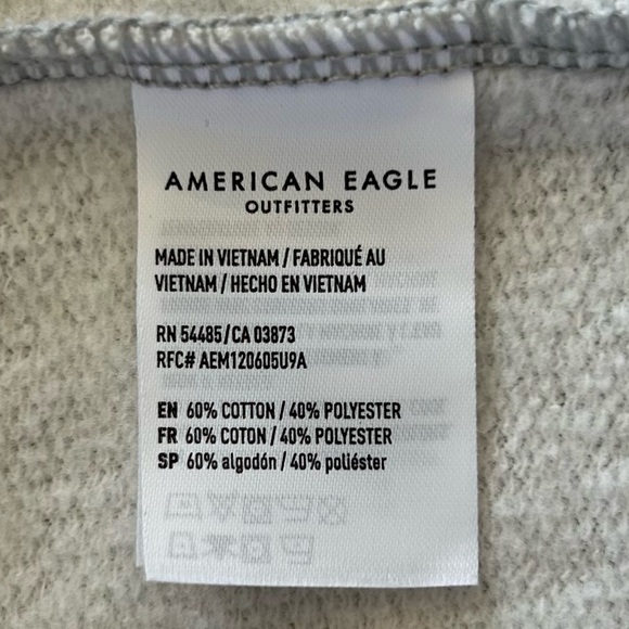 American Eagle Outfitters | Women’s grey/white camo crewneck sweatshirt, size L - Picture 11 of 14
